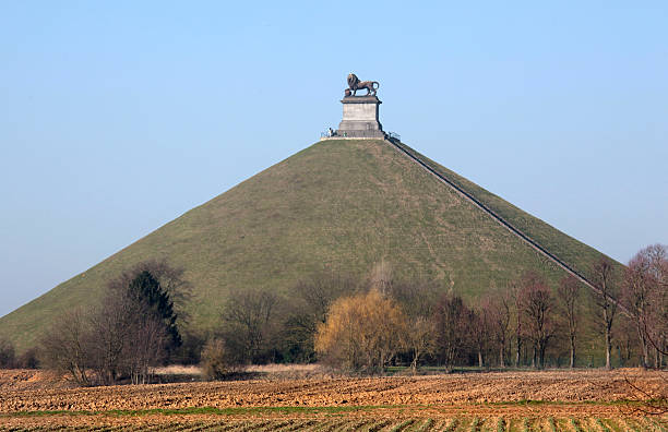 istock Lion's Mound commemorating the Battle at Waterloo, Belgium. 468046400