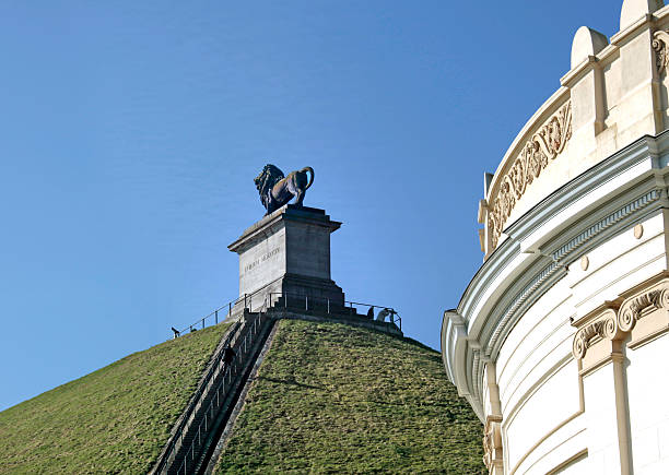 istock Lion's Mound commemorating the Battle at Waterloo, Belgium 468046430