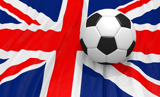 British & English national flag, London