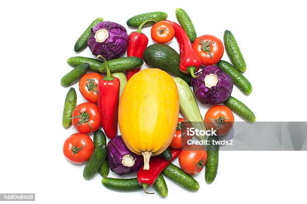 Mixed Vegetables Stock Photo - Download Image Now - 2015, Cabbage, Carrot