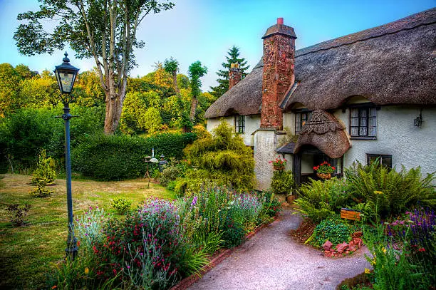 Cottage in a British village