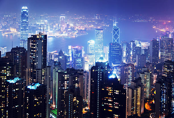 istock Hong Kong island from Victoria's Peak 468050470