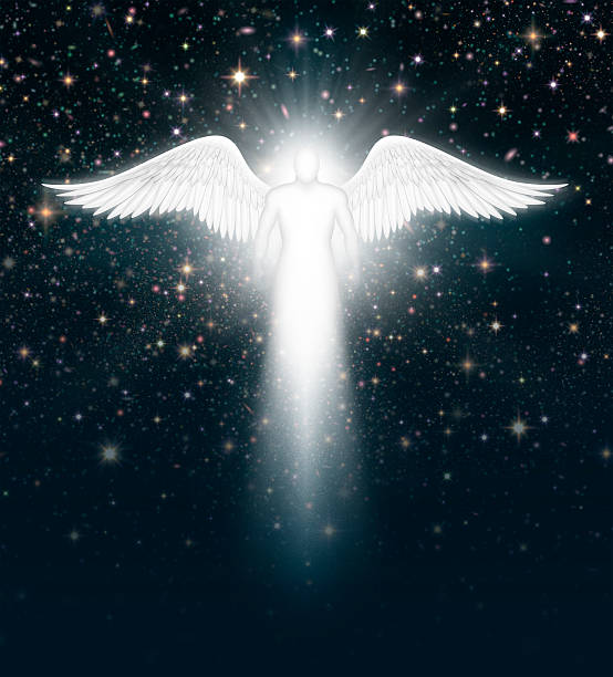 istock Angel in the Night Sky 468050788