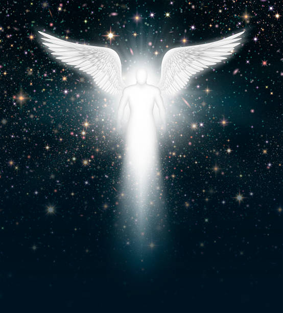 istock Angel in the Night Sky 468050798