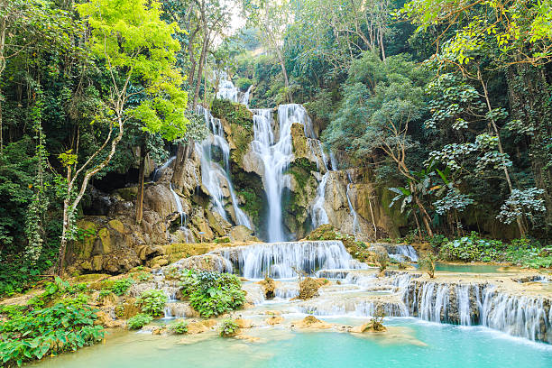 istock Tat Kuang Si Waterfalls in Laos 468063132