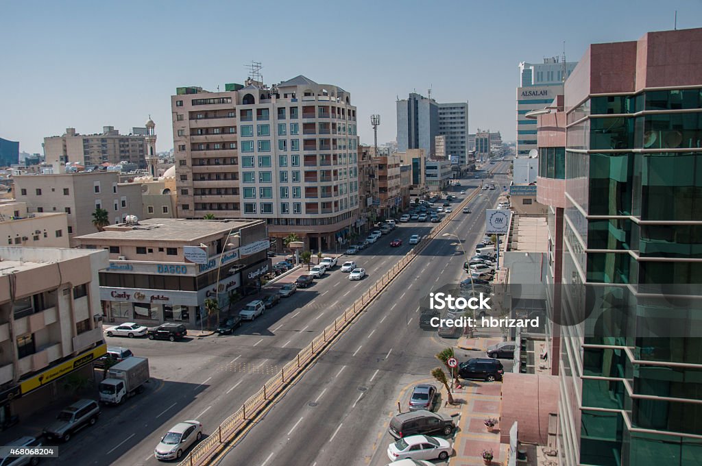 Downtown Al Khobar, Pepsi Road, Saudi Arabia Downtown Al Khobar, Pepsi Road, Saudi Arabia. 2015 Stock Photo