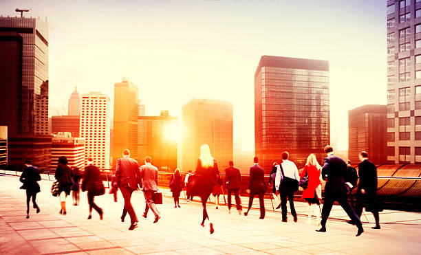 istock Commuter Rush Hour Travel Waking Business Concept 468069616