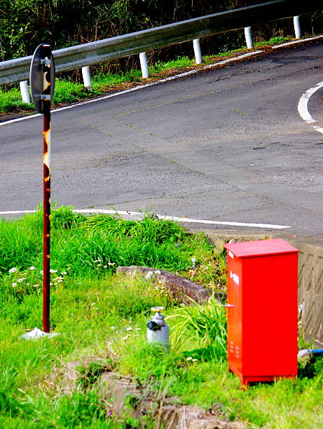 istock Fire hydrant and reflecting mirror of the country 468072214