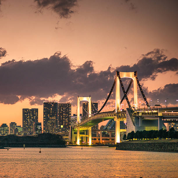 istock Rainbow bridge in Tokyo - Japan 468072322