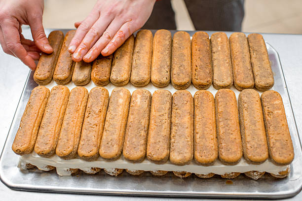 tiramisu pliki cookie - tiramisu dessert italian culture mascarpone cheese zdjęcia i obrazy z banku zdjęć