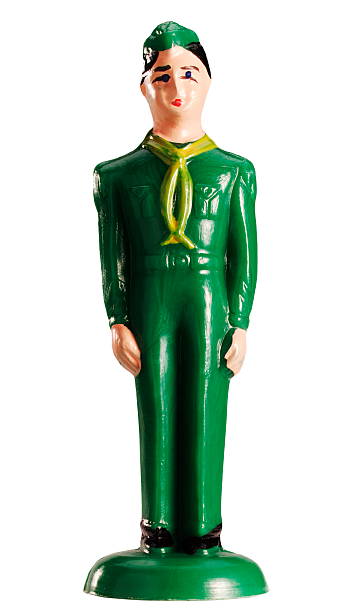 istock Plastic Figurine of a Boy Scout 468072700