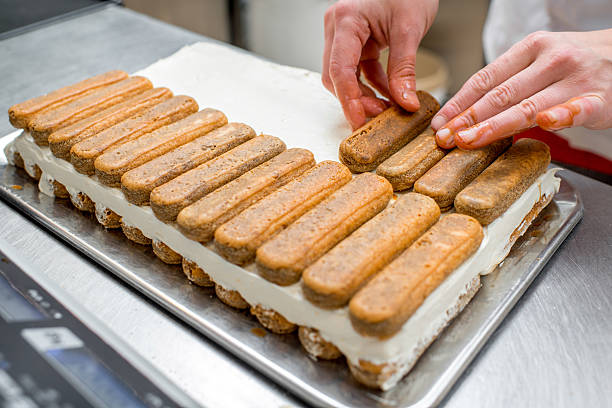 tiramisu pliki cookie - tiramisu dessert italian culture mascarpone cheese zdjęcia i obrazy z banku zdjęć