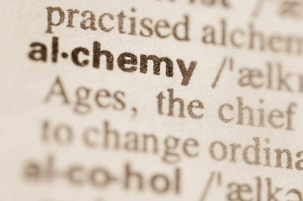 istock Dictionary definition of word alchemy 468077666