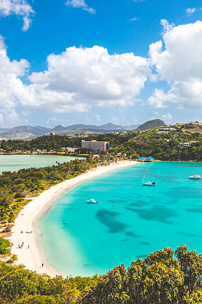 istock Caribbean beach. Deep Bay, Antigua & Barbuda. 468078002