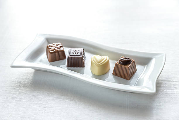 istock Chocolate candies of different shapes 468080112