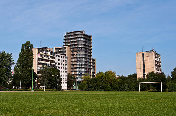 istock Apartment Buildings in Grass 468083681