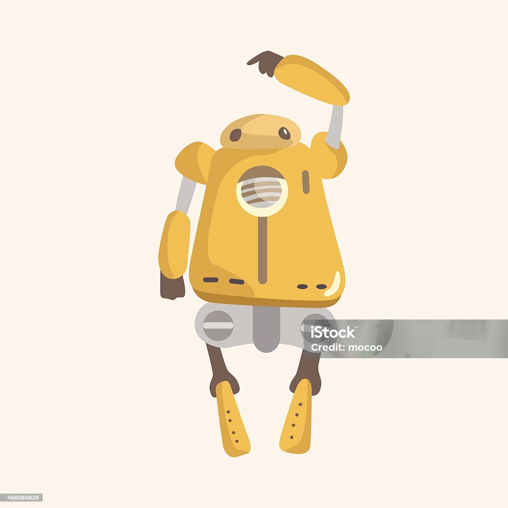 Robotics Theme Vector Robot Theme Elements Vector Eps Stock Illustration - Download Image Now ...