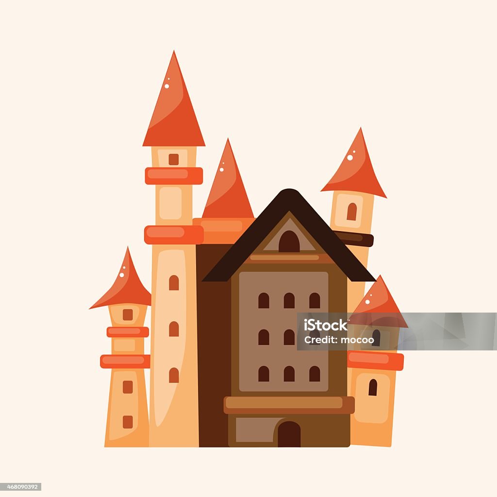 Castello di elementi di tema - arte vettoriale royalty-free di 2015 Castello di elementi di tema - arte vettoriale royalty-free di 2015
