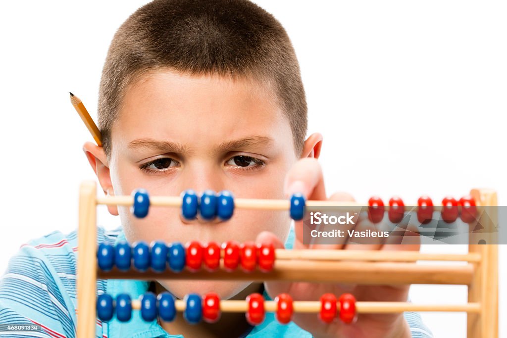 Boy Learning Mathematics Stock Photo - Download Image Now - 2015 ...