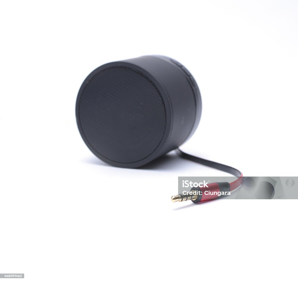 Speaker with jack connector 2015 Stock Photo