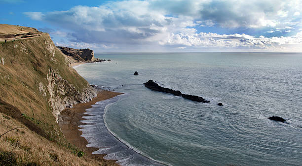 Man o War Bay near Durdle Door, Dorset, England, UK stock photo