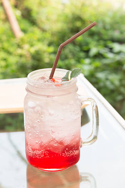 istock Strawberry soda juice cocktail 468098632