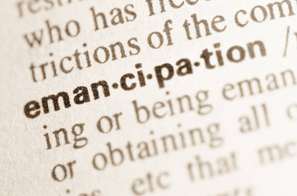 istock Dictionary definition of word emancipation 468098788