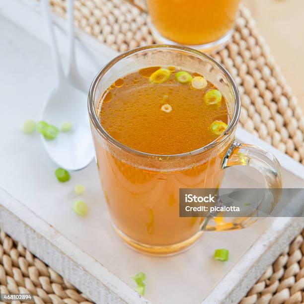 Homemade Bone Broth Stock Photo - Download Image Now - Broth, Cup, 2015