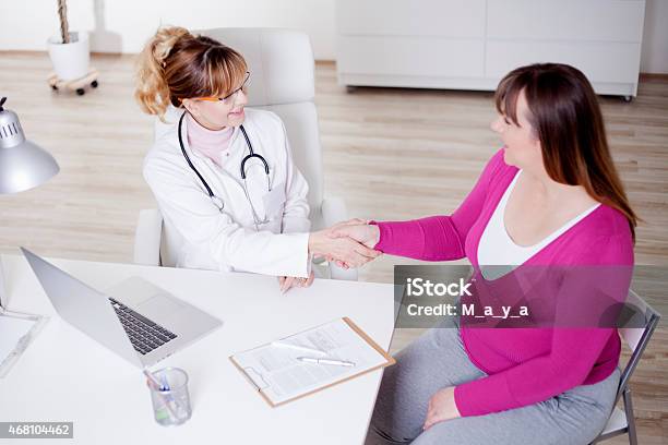 Overweight Women At Nutritionists Office Stock Photo - Download Image Now - Advice, Nutritionist, 2015