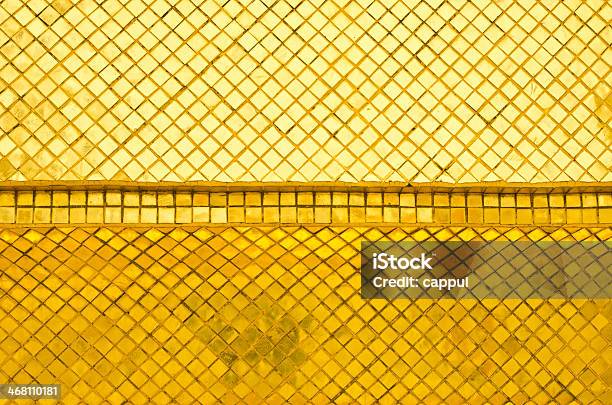 Golden Wall Of Thai Temple Stock Photo - Download Image Now - Abstract, Architecture, Art