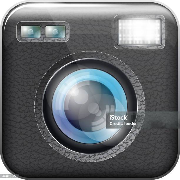 Kamera Objektivsymbol Stock Vektor Art und mehr Bilder von Ausrüstung und Geräte - Ausrüstung und Geräte, Blendenfleck, Design