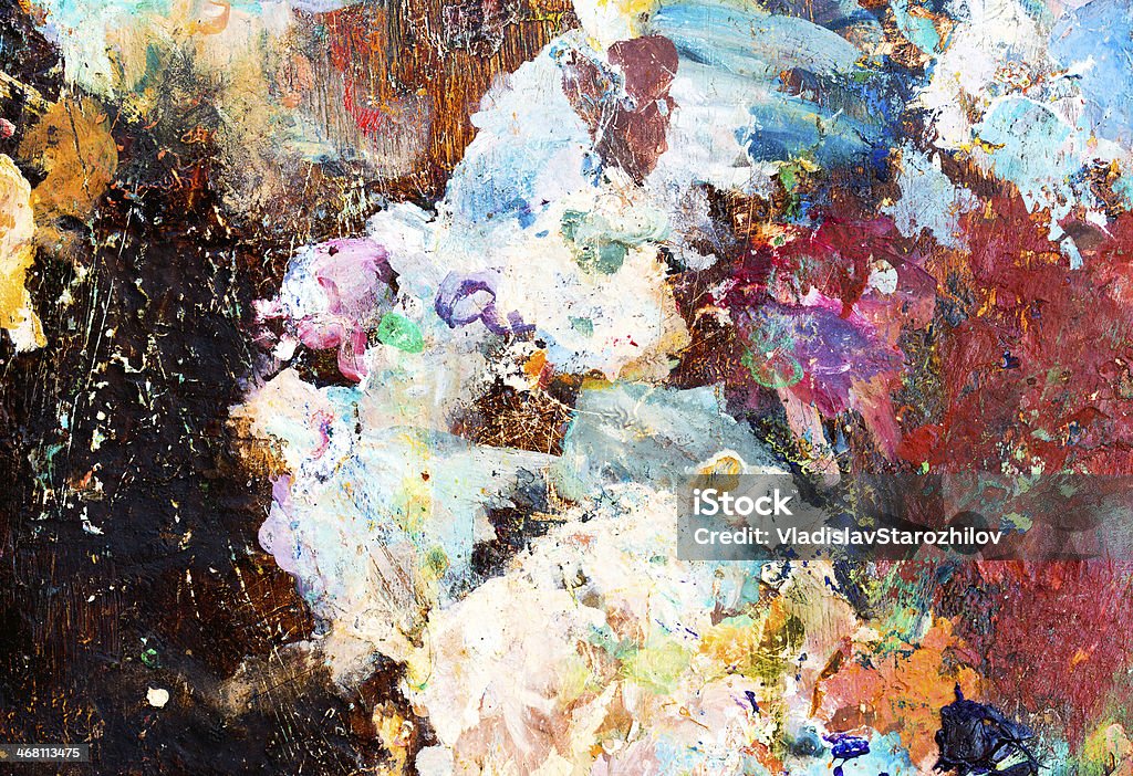 Colorful background made oil paints on a wooden Colorful background made oil paints on a wooden background Abstract Stock Photo
