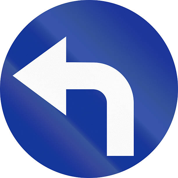 istock Turn Left Ahead in Poland 468115118