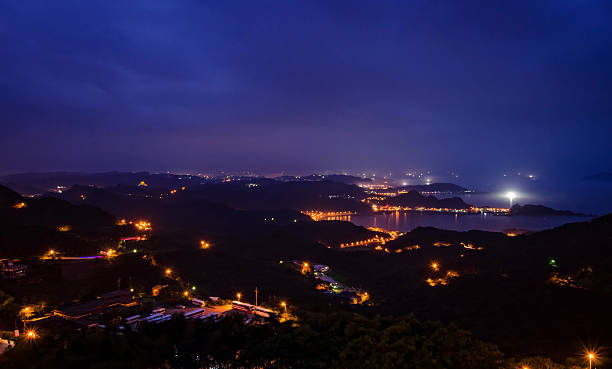 istock Night scene town scenery in Jiufen,Taiwan. 468116618