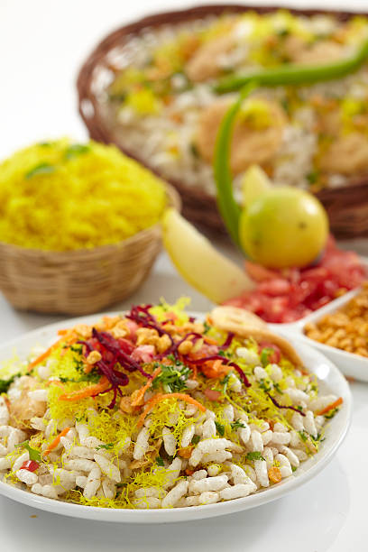 istock Bhelpuri, Chat food, India 468119864