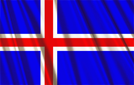 Render of the Finland flag flutters in the wind close-up, the national flag of Finland flutters in 4k resolution, close-up, colors: RGB. High quality 3d illustration