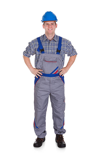 istock Portrait of young construction worker 468124493
