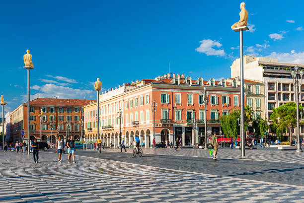 place massena a nizza, francia - city of nice france massena city foto e immagini stock