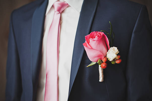 istock Rose in a pocket on a breast 2087. 468130010