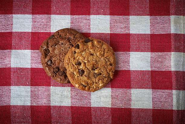 istock chocolate chip cookies on table red wagon 468131251