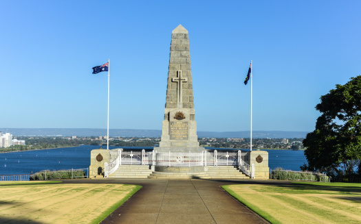 Cenotaph of the Kings Park War Memorial in Perth, Australia during daytime.
