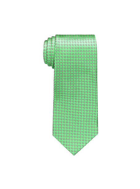 istock green tie isolated on white background 468133058