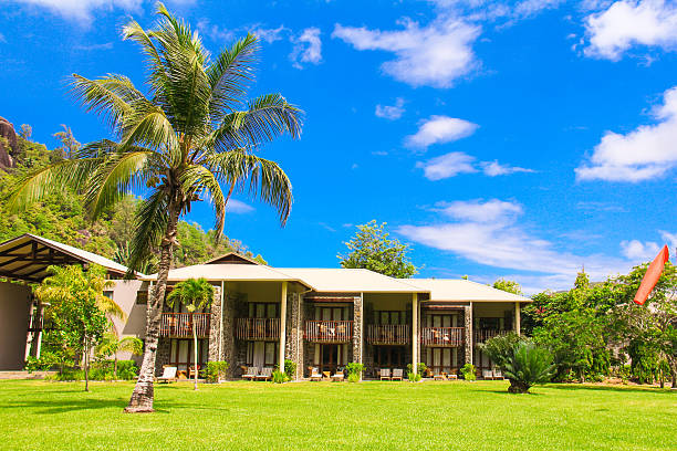 Exotic resort in a tropical country Seyshelles