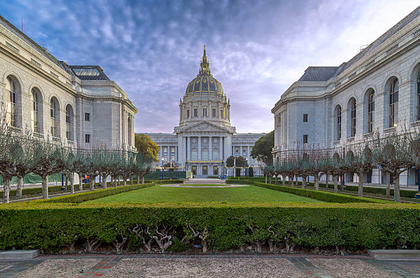 сан-франциско город зал - san francisco county government town hall government building стоковые фото и изображения