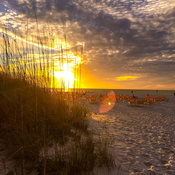 Sunset on Clearwater Beach Sunset on Clearwater Beach clearwater stock pictures, royalty-free photos & images