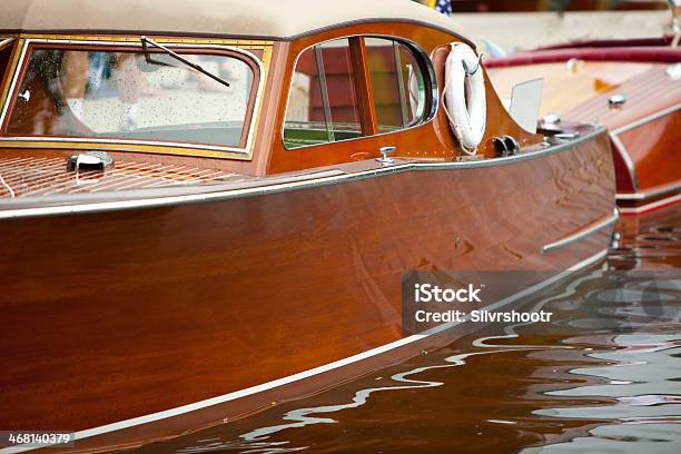Wooden Boat Show In Sandpoint Idaho Stock Photo - Download Image Now - Nautical Vessel, Wood - Material, Mahogany
