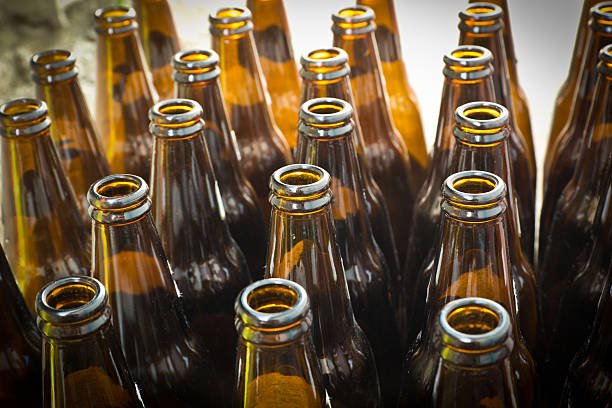 istock bottles of brown glass 468140664