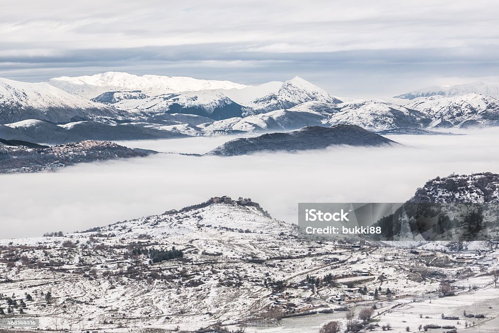 Snowy mountains 2015 Stock Photo