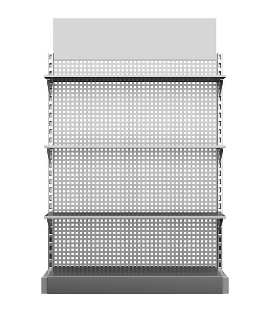 istock supermarket shelves on white 468144915