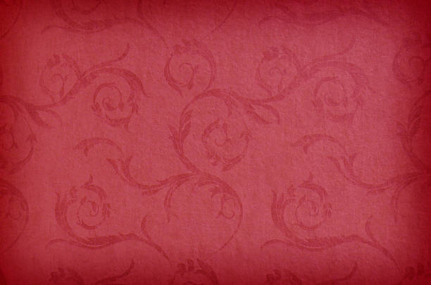 istock classic wallpaper seamless vintage pattern on red background 468149586